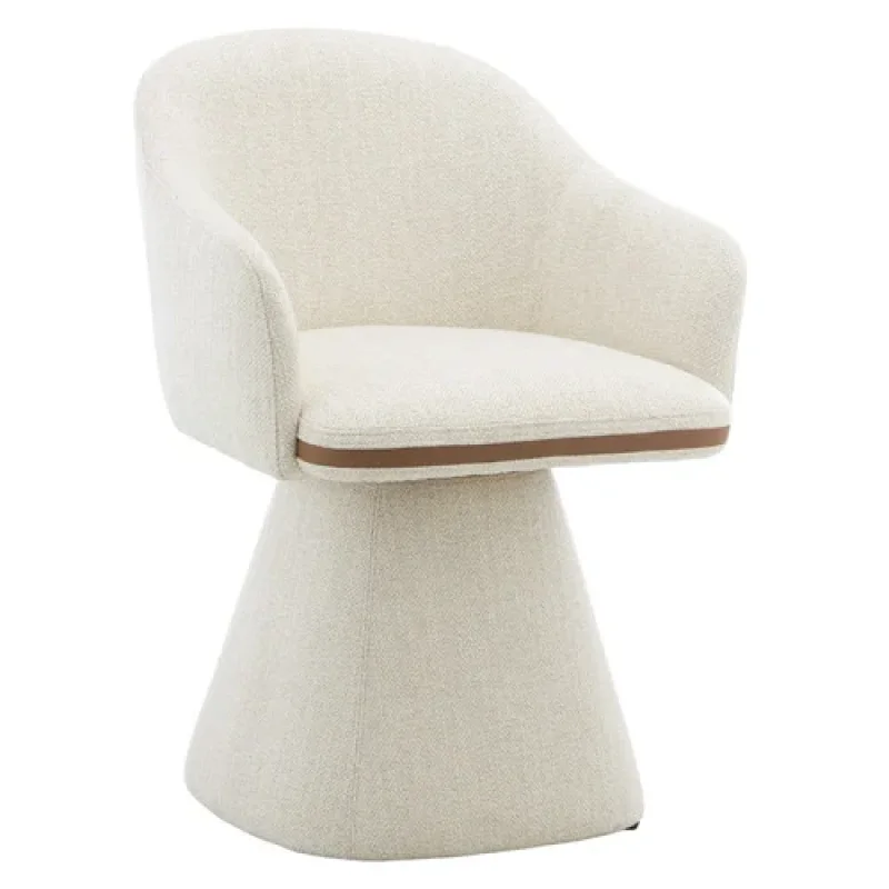 Melly Upholstered Swivel Dining Chair